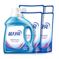 蓝月亮16斤洗衣组合 洁净薰瓶2kg*2+洁净薰1kg袋*4