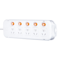 突破接线板 5控5独立控制 5米