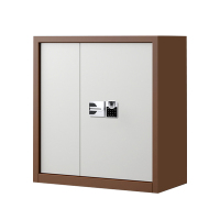 乙壬指纹电子保密柜钢制密码文件柜档案柜办公柜矮柜保密资料柜单节咖白国保指纹