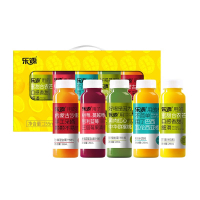 乐源 果汁礼盒255ml*10瓶(橙汁芒果汁猕猴桃汁树莓蓝莓汁沙棘汁各2瓶)