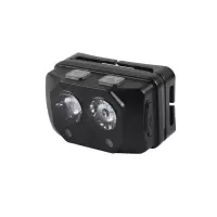 简鼎 JD6211C 3W DC3.7V LED IP66 5700K微型感应头灯(计价单位:台) 黑色