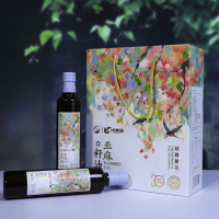 优素福丝路繁花亚麻籽油一级食用植物油500MLx2