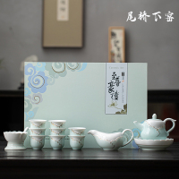 尾桥下窑影青-忆荷茶组