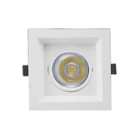 佛山照明(FSL) 灵凡单头豆胆灯嵌入式方形豆胆灯 9W-白光-单头(2个装)