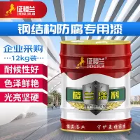 征楼兰 钢结构防腐漆涂料 米黄面漆12kg快干油漆金属漆彩钢瓦翻新磁漆工厂直发