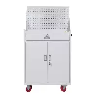 汇得立矮柜汽修工具车移动多功能工具车车间储物柜一抽带网工具车