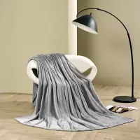 水星家纺 家用床上用品毛毯法兰绒毯DH 月影时光法兰绒毯 100cm×150cm /条