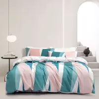 水星家纺 枕边话全棉抗菌四件套DH枕边话-S04(茶氨酸)150cm×200cm /套