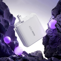 睿量(REMAX)65W充电器套装Type-C多口快充头2C+1A氮化镓旅行适配器 RP-U100 白色 / 套