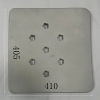 吹塑椅餐椅灰白椅五角星坐面送螺丝405*410