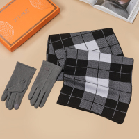 艾丝雅兰 鸿运围巾手套套装 A-ZH2030 针织围巾触屏手套 送家人