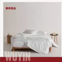 无印良品 A类贡缎蚕丝被200×230