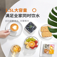 九阳Joyoung智能360°底盘加热电水壶1.5L白色2-4人家用快速烧水神器K15FD-W6351