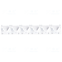 臻远 ZY-AQMJ-06 安全帽架挂墙存放头帽架摆放架车间放置架 六位