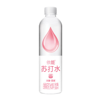 依能 苏打水 无糖无汽弱碱 白桃味 500ml* 12瓶 塑膜包装