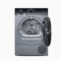 西门子10公斤家用全自动烘干机滚筒式干衣机除菌WT45XMD888