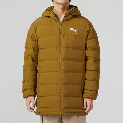 彪马(PUMA)羽绒服男装新款简约保暖防寒休闲服户外防风外套连帽羽绒服 586371-61 ZP