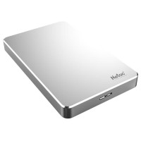 朗科(Netac) G722 全金属闪存硬盘 USB3.0 银色2TB
