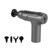 港德太空灰迷你筋膜枪肌肉按摩器全身按摩