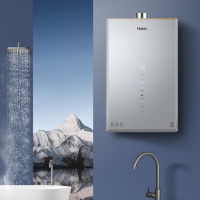 海尔 JSQ25-13FD7FJXGU1 一价全包(含150元安装包)燃气热水器 13升密闭稳燃舱恒温