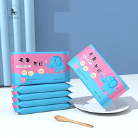 天真贝比 手口湿巾120*160 10抽 10包加厚婴儿湿巾宝宝手口专用湿纸巾一次性