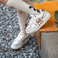 美职棒(MLB)秋季新款复古学长鞋撞色运动鞋男女低帮厚底板鞋时尚休闲鞋