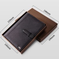 EPOT笔记本25K100张活页皮面本记事本 黑色