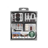 博世DREMEL琢美通用/木工铣刀/附件套装/高速钢钻头/清洁/抛光附件套装通用豪华附件套装(110件)