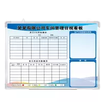 WAHL 定制挂式白板公告栏硬白板 45*60cm 单位:块