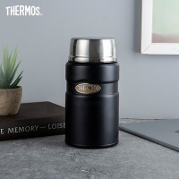 膳魔师(THERMOS)焖烧杯不锈钢保温饭盒焖烧罐 TCLF-720S-MBK黑色 720ml