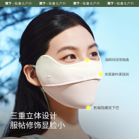 蕉下(beneunder)腮红防晒口罩女防紫外线面罩[升级凉感]元气蜜桃AL33424
