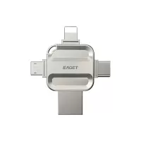 忆捷 USB3.0 Lightning Type-C MicroUSB口 苹果安卓手机电脑通用四接口 I71-256G