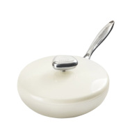 温仑山煎锅26cm耐磨防烫防滑鹅卵石煎锅VE1110(颜色随机)