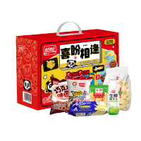 盼盼 休闲零食混合零食大礼包礼盒 喜盼相逢955g/盒