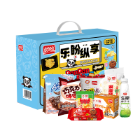 盼盼 休闲零食混合零食大礼包礼盒 乐盼纵享1411g/盒