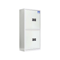 乙壬保密柜财务档案柜文件柜办公室资料储物柜保险柜电子密码国保锁通双节白色-电子密码锁