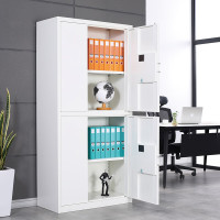 汇得立 保密柜钢制文件柜 通双节无抽电子指纹锁