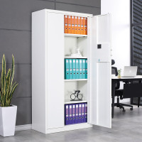 汇得立 保密柜钢制文件柜 通门无抽智能指纹锁