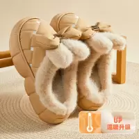 红鹤 蝴蝶结棉拖鞋 DMT-6237