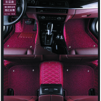 路帝老款别克GL8陆尊脚垫7座全车经典gl8商务车专用酒红色