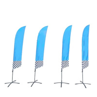 晶华(JH)无人机竞技场地刀旗2.7m/带配重