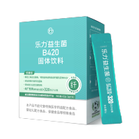 乐力益生菌固体饮料(纤320亿)3g/条*14条/盒 b420塑身益生菌身材管理