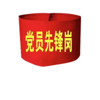 党员先锋岗 袖标 配别针款
