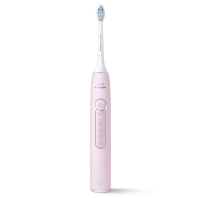 飞利浦(PHILIPS) 电动牙刷 钻石3系 成人情侣款送男生/女友生日礼物 HX5171/04淡粉色