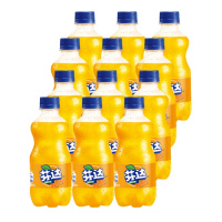 芬达300ml*12瓶橙子味碳酸饮料迷你便携装夏日汽水饮料