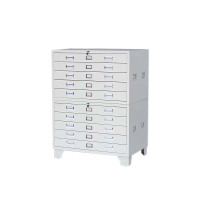 正斌底图柜工程资料图纸柜0号3号抽屉柜文件柜地图柜菲林柜图纸收纳柜1号双节1000*700*1200 灰白色