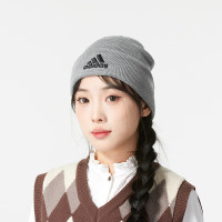 阿迪达斯(adidas)男帽女帽绒线帽秋季新款运动帽子户外保暖针织帽子休闲毛线帽 OSFM