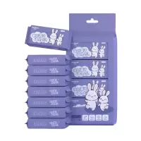 米奇喵兔兔迷你湿巾便携小包装抽取手口清洁湿纸巾