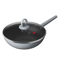 三禾 0涂层微纳i不粘炒锅32cm LC32S1
