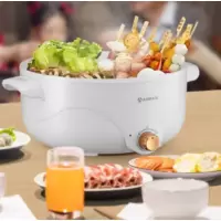 艾美特(AIRMATE)电煮锅 多功能蒸煮一体电火锅 CR1204